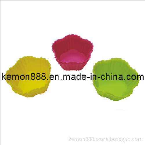 Set of 6PCS Silicon Flower Cupcake Cups